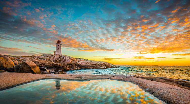 Kanada Nova Scotia Peggys Cove Lighthouse